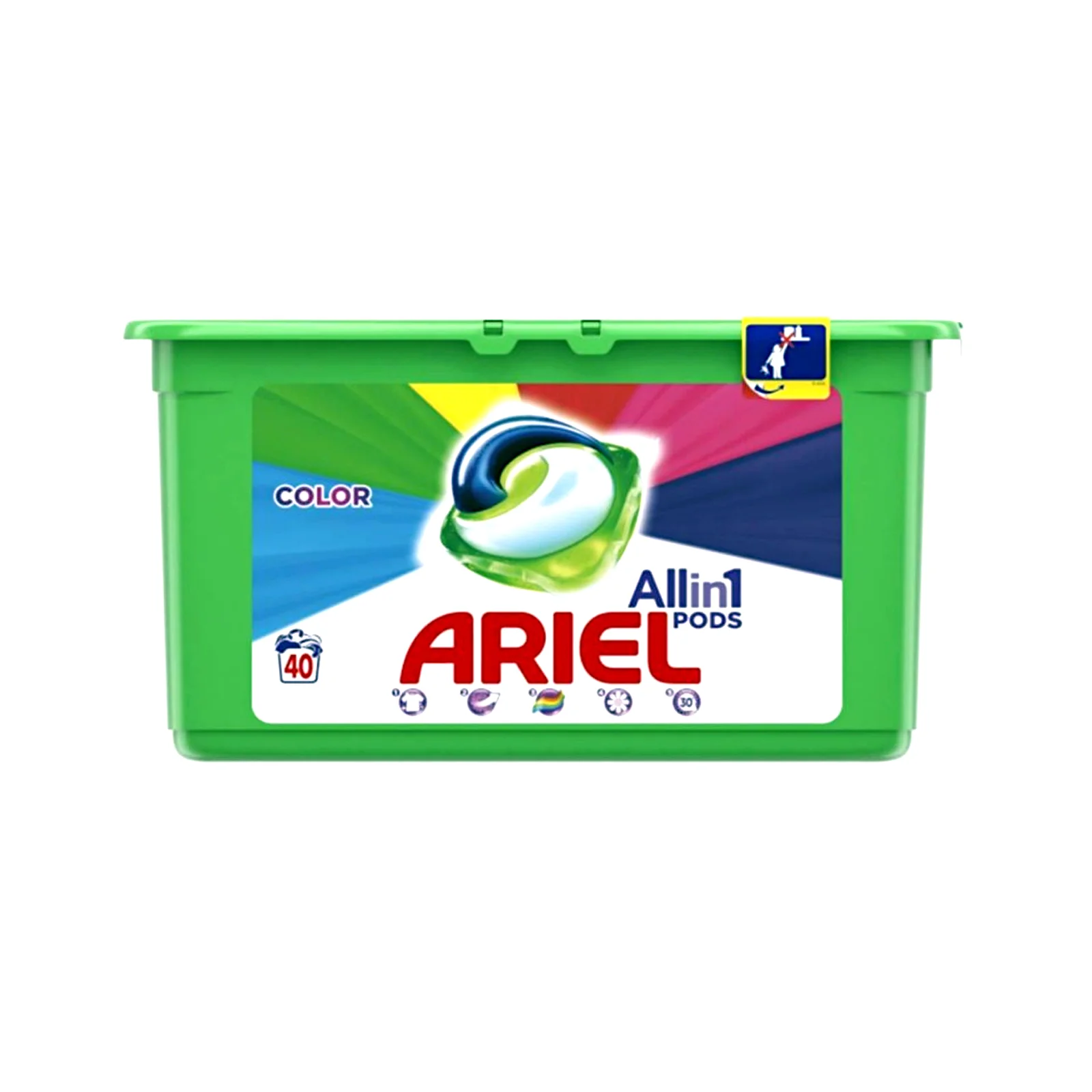 ARIEL Υγρές Κάψουλες PODS 3 IN 1 COLOR 40Τμχ
