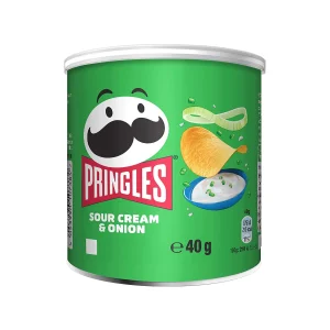 PRINGLES Sour Cream & Onion Crisps 40g