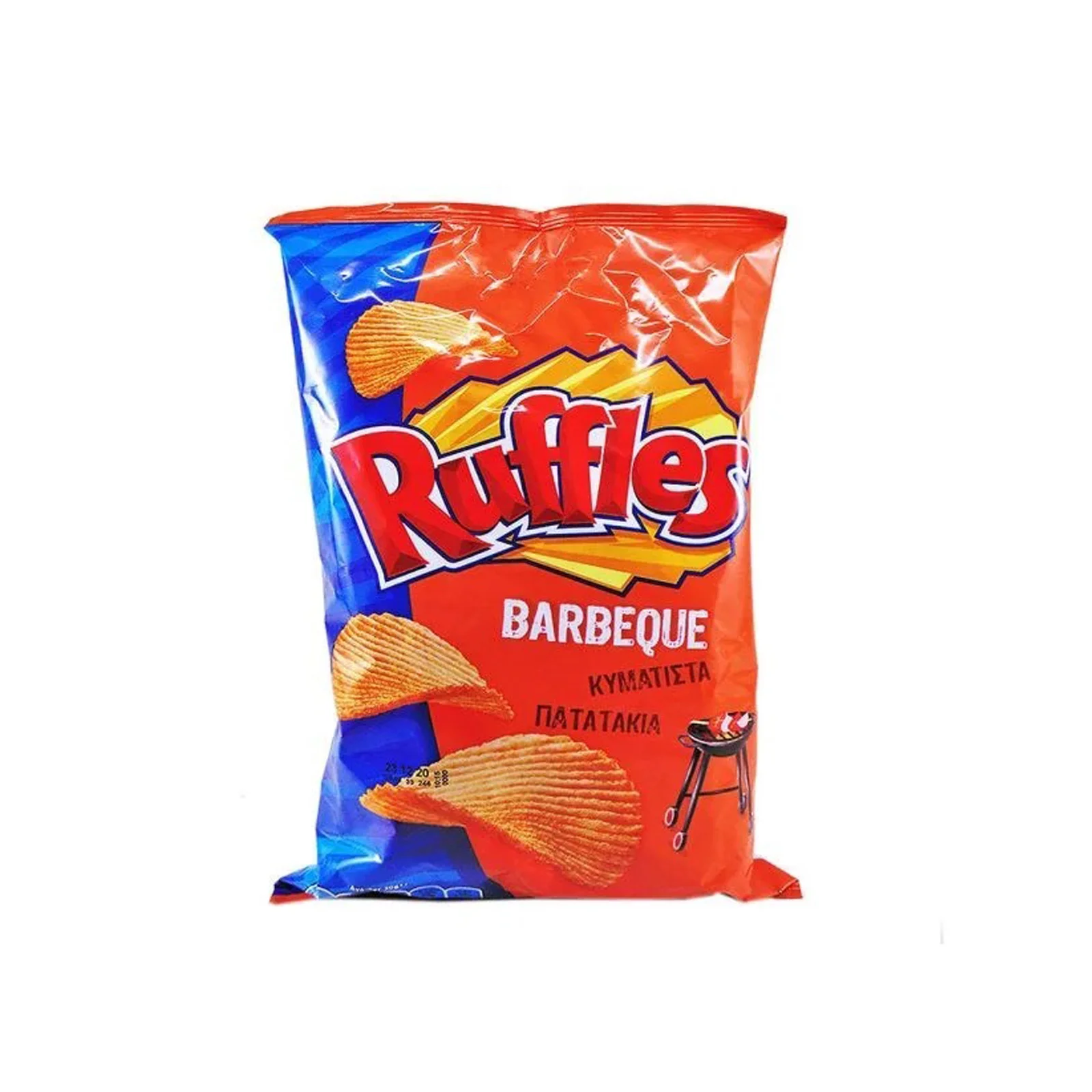 RUFFLES 155gr ΠΑΤΑΤΑΚΙΑ ΚΥΜΑΤΙΣΤΑ BARBEQUE