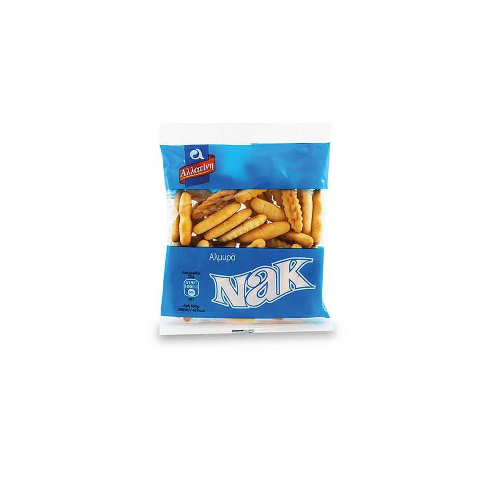 ΑΛΛΑΤΙΝΗ Crackers Νακ με Αλάτι 40gr