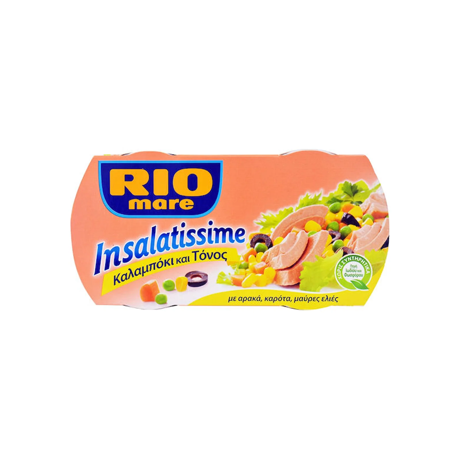 RIO MARE Τονοσαλάτα με καλαμπόκι 160gr 2τμχ