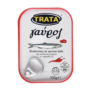 TRATA Γαύρος Πικάντικος σε Φυτικό Λάδι 100g