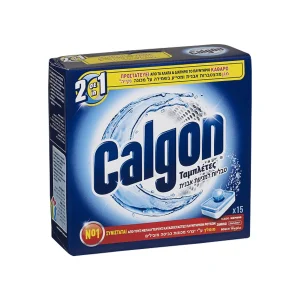 CALGON Tαμπλέτες πλυντηρίου ρούχων 3σε1 15τμχ