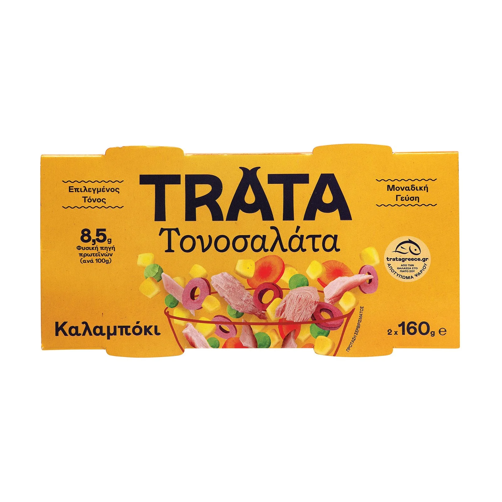 TRATA Τονοσαλάτα Καλαμπόκι 2x160g