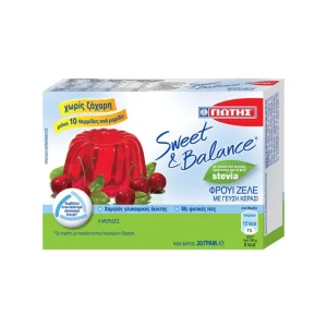 ΓΙΩΤΗΣ Sweet & Balance Φρουί Ζελέ με γεύση Κεράσι με Στέβια Χωρίς ζάχαρη 20g