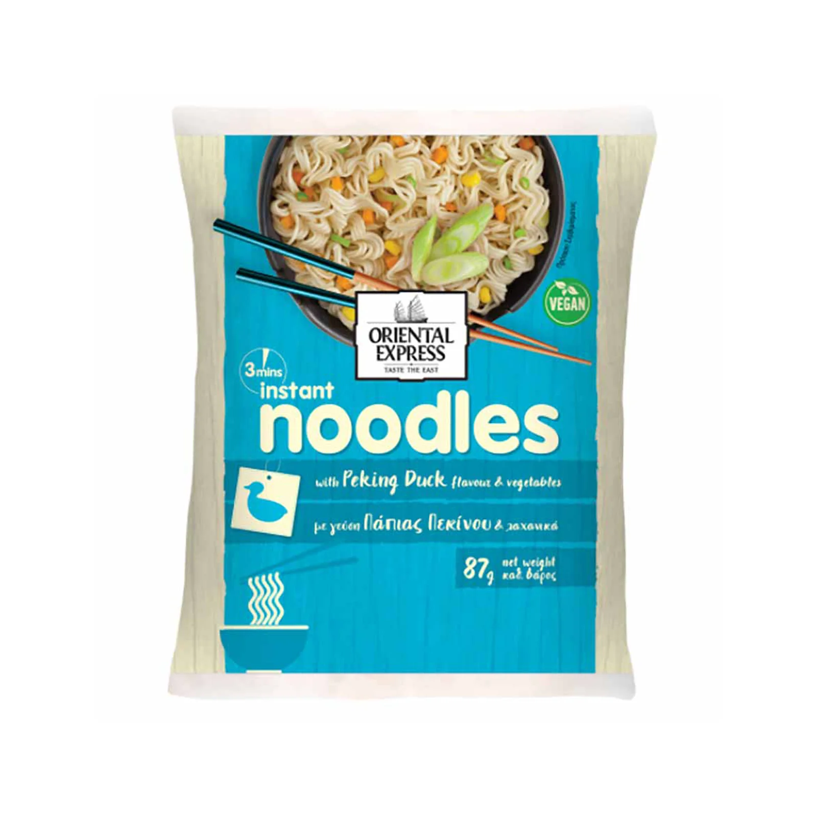 ORIENTAL EXPRESS Noodles Με Γεύση Πάπια Πεκίνου 87gr