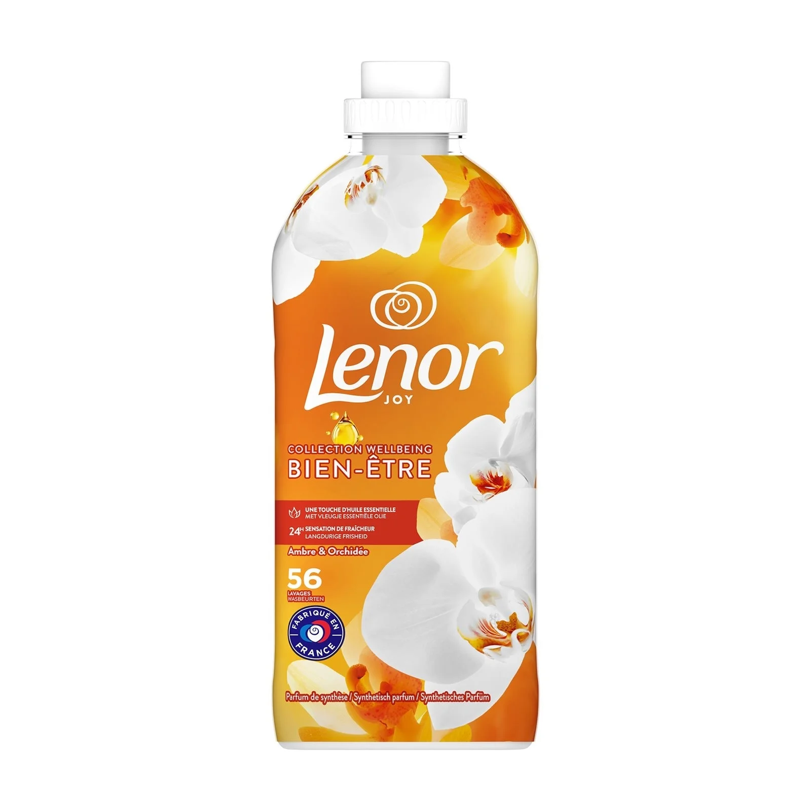 LENOR Mαλακτικό Joy Gold Orchid 56 Mεζούρες