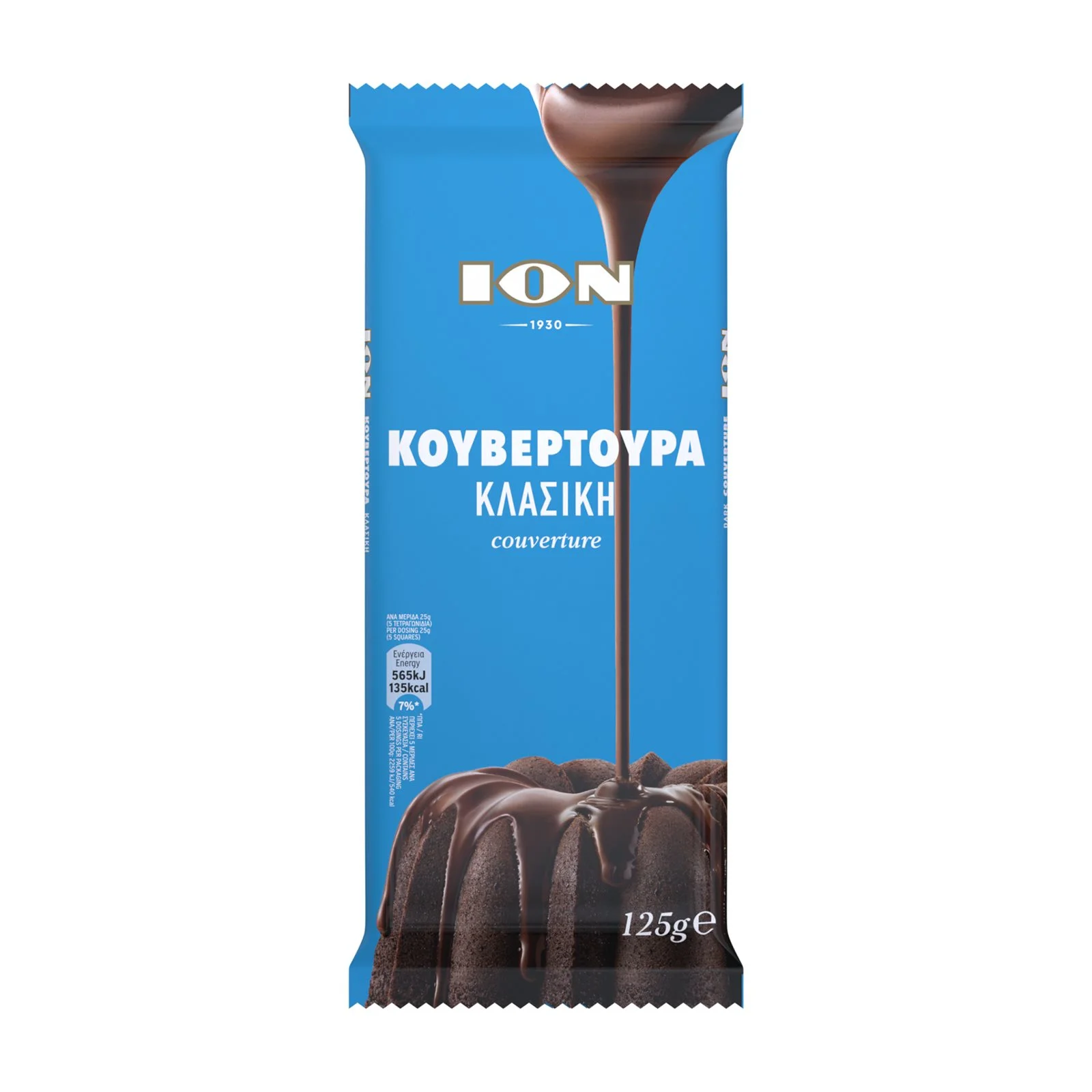 ΙΟΝ Κουβερτούρα Κλασική 125g