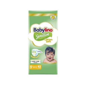 BABYLINO Sensitive No5+ 12-17kg 42τεμ