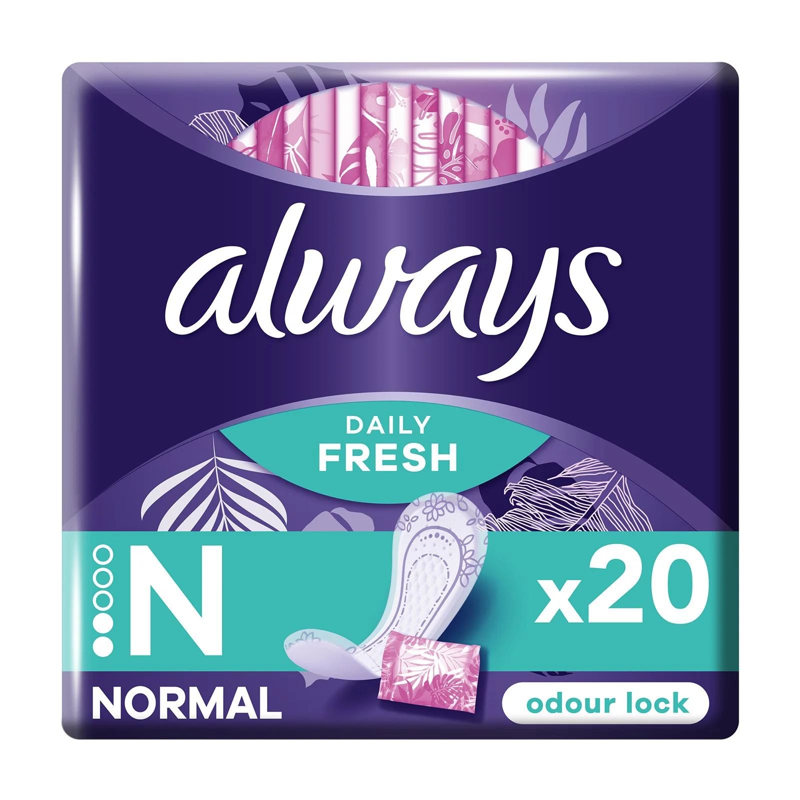 ALWAYS Daily Fresh Σερβιετάκια Normal 20τεμ