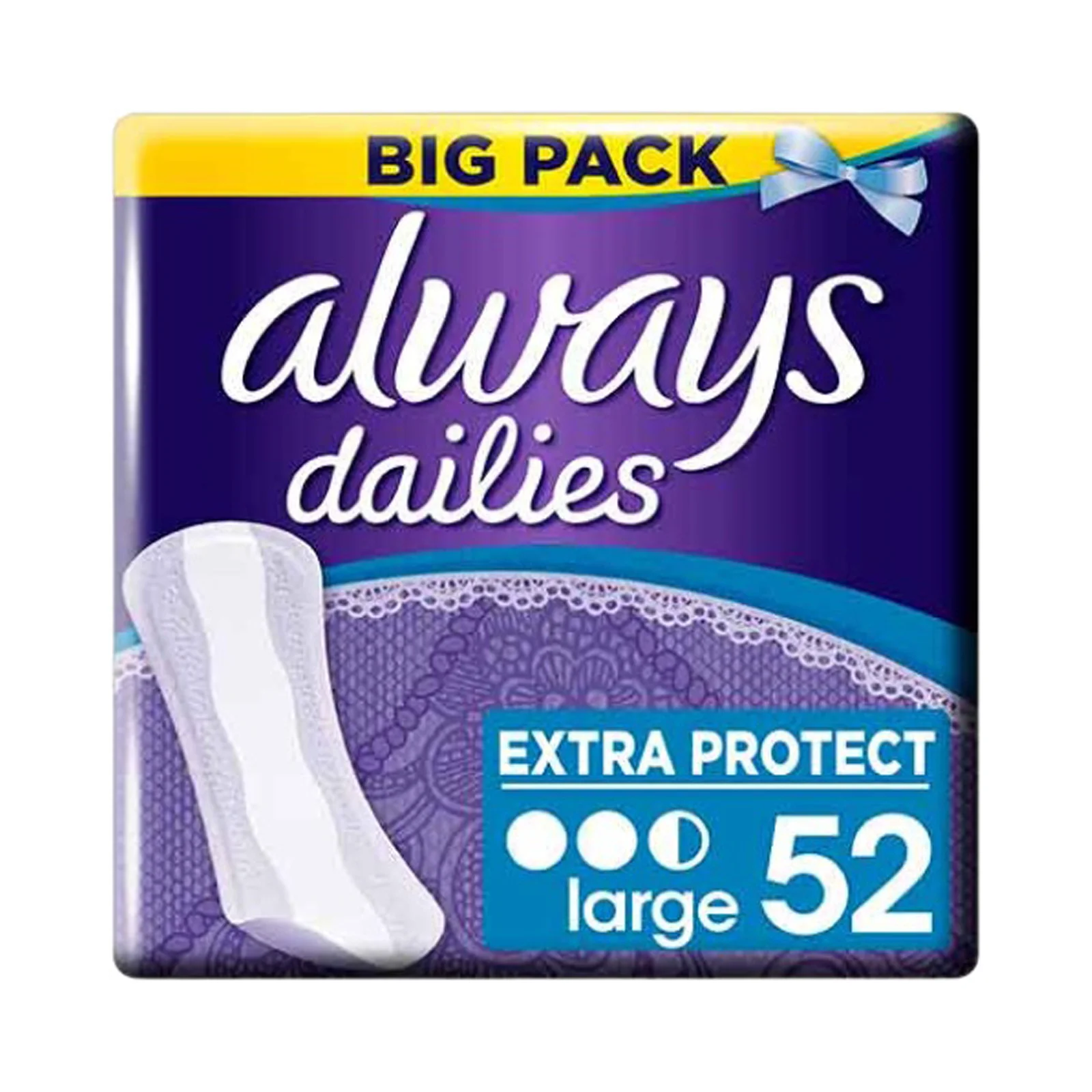 ALWAYS Σερβιετάκια Protect large 52τμχ (34+18τμχ δώρο)