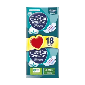 EVERYDAY Sensitive Normal Ultra Plus Σερβιέτες 18τεμ