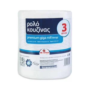 MR.GRAND Χαρτί Κουζίνας Giga Roll 3Φύλλων 800γρ