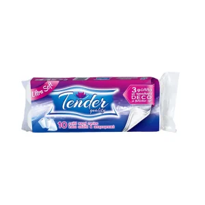 TENDER Χαρτί Υγείας 10 Ρολά 3 Φύλλων (120gr_Ρολό)