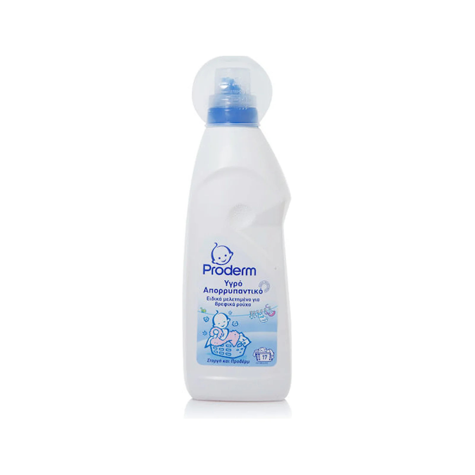 PRODERM Βρεφικό Υγρό Απολυμαντικό Ρούχων 1.25lt (17 Μεζούρες)