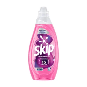SKIP Wonder Wash Απορρυπαντικό Πλυντηρίου Ρούχων Υγρό Color Protect 37 πλύσεις