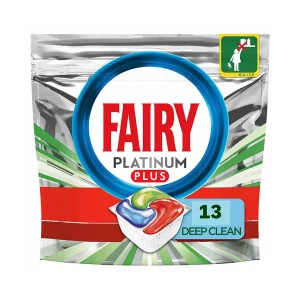 FAIRY Platinum Plus Απορρυπαντικό Πλυντηρίου Πιάτων Ταμπλέτες Deep Clean 13τεμ