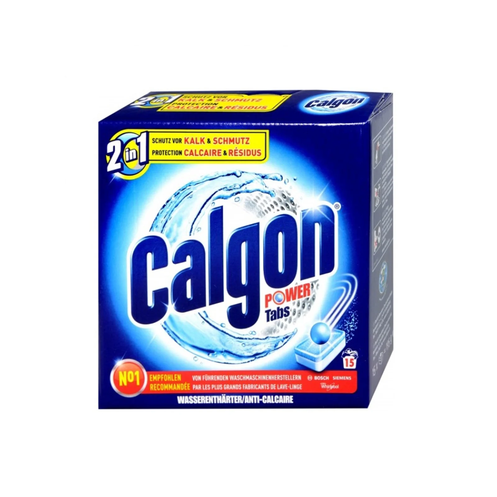 CALGON POWERBALL 15 ΤΑΜΠΛΕΤΕΣ 3 in1