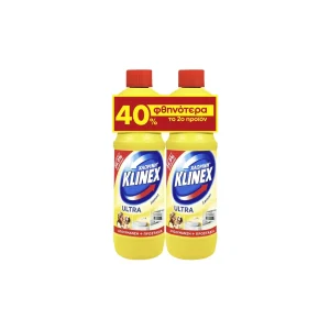 KLINEX Χλωρίνη Ultra Λεμόνι 2x750ml 40_ στο 2ο
