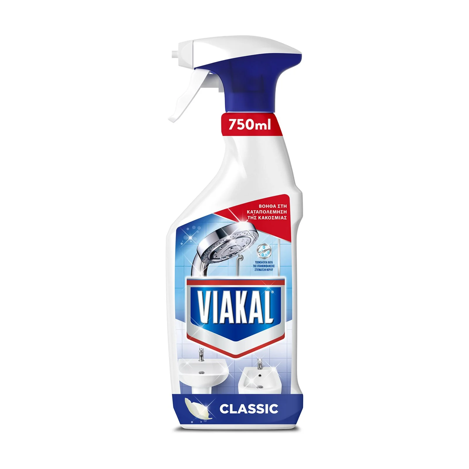 VIAKAL Καθαριστικό Σπρέι κατά των Αλάτων Classic 750ml