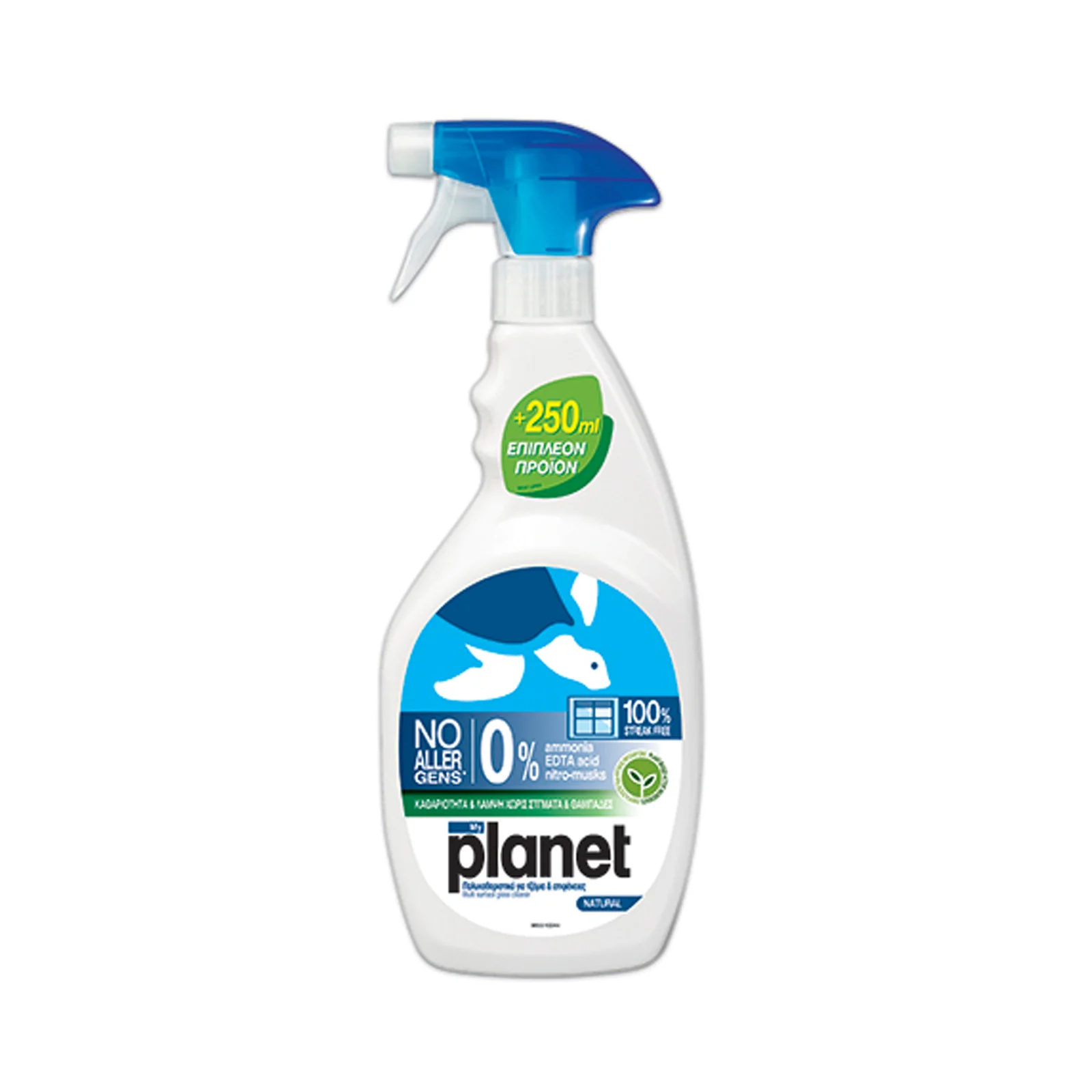 PLANET Υγρό για Τζάμια Natural 750 ml +250 ml ) 3 τεμάχια -40_