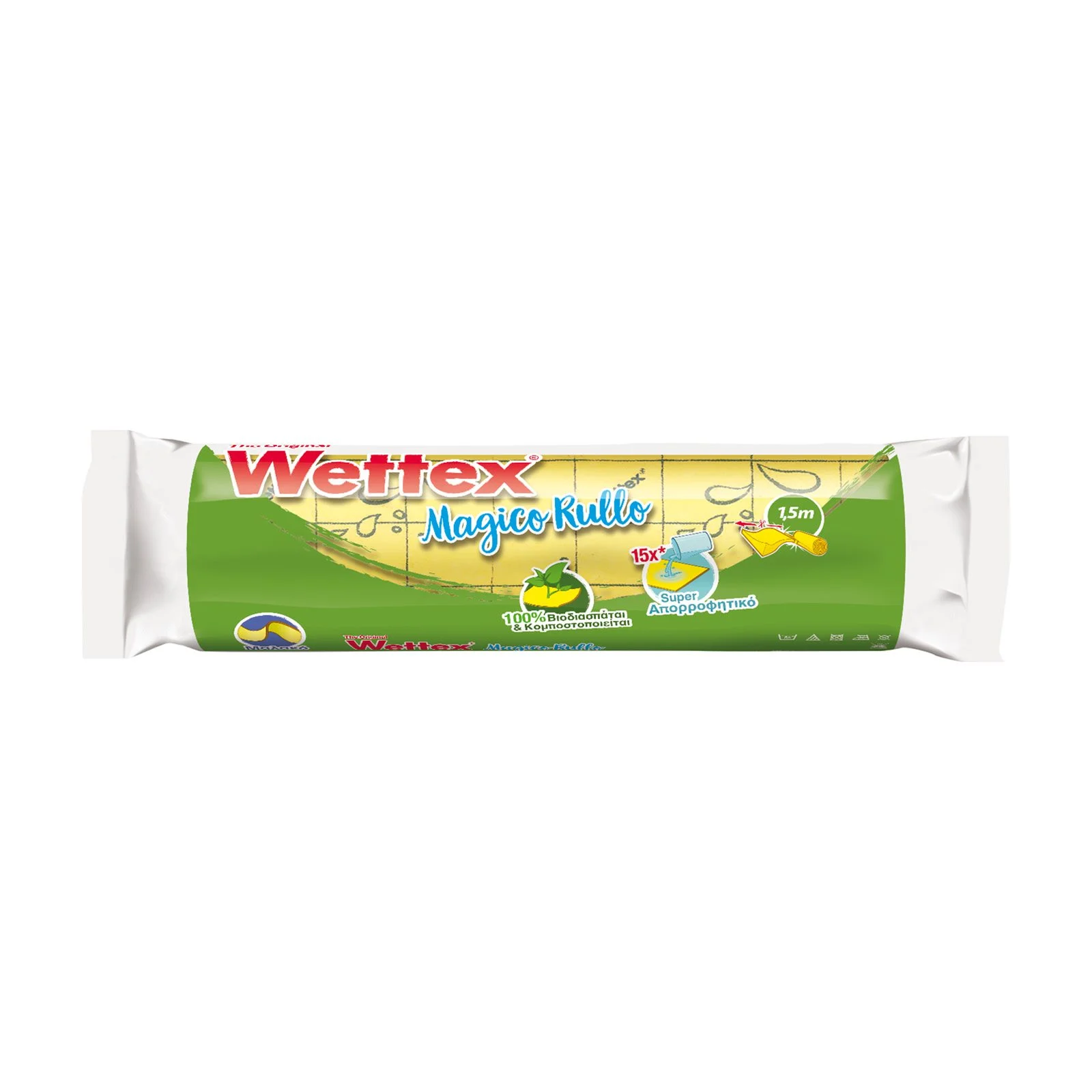 WETTEX The Original Σπογγοπετσέτα Μαγικό Ρολό 1,5mx25cm