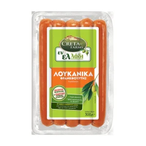 CRETA FARMS ΕΝ ΕΛΛΑΔΙ ΛΟΥΚΑΝΙΚΑ ΦΡΑΝΚΦΟΥΡΤΗΣ 300g