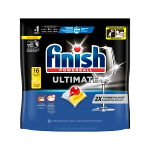 FINISH Κάψουλες Πλυντηρίου Πιάτων Ultimate Allin1 Λεμόνι 33+32 Τεμάχια Δώρο