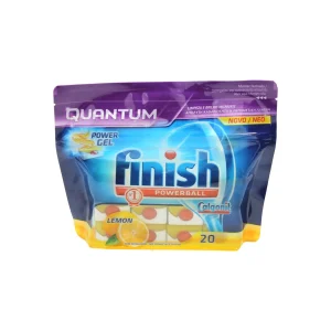 FINISH Ταμπλέτες Πλυντηρίου Πιάτων Quantum Lemon U20τεμ