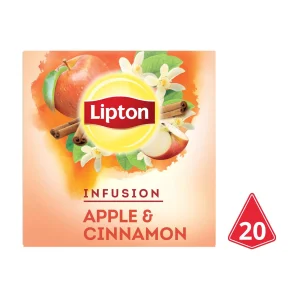 LIPTON Αφέψημα Φρούτων Μήλο & Κανέλα 20 φακελάκια πυραμίδα x2,2g