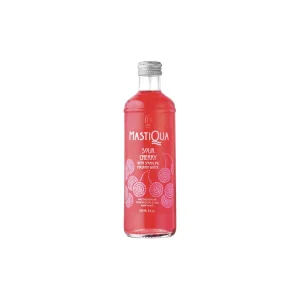 MASTIQUA 330ML GREEK SOUR CHERRY ΓΥΑΛΙΝΗ ΦΙΑΛΗ