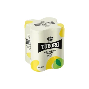 TUBORG Ανανάς - Λαιμ - Δυόσμος 4 x 330ml