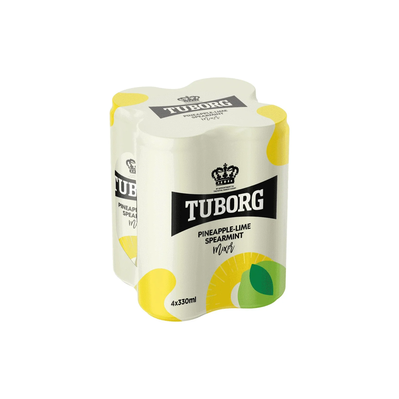 TUBORG Ανανάς - Λαιμ - Δυόσμος 4 x 330ml