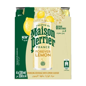 MAISON PERRIER Ανθρακούχο Νερό με γεύση Λεμόνι 4x330ml