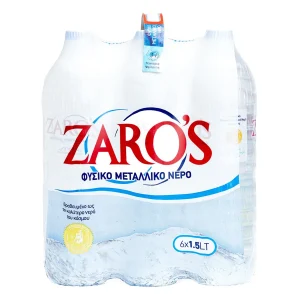 ZARO_S Φυσικό Μεταλλικό Νερό 6 x 1,5 lt