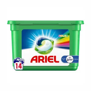 ARIEL Allin1 Pods Απορρυπαντικό Ρούχων Color Touch of Lenor Fresh 14 κάψουλες