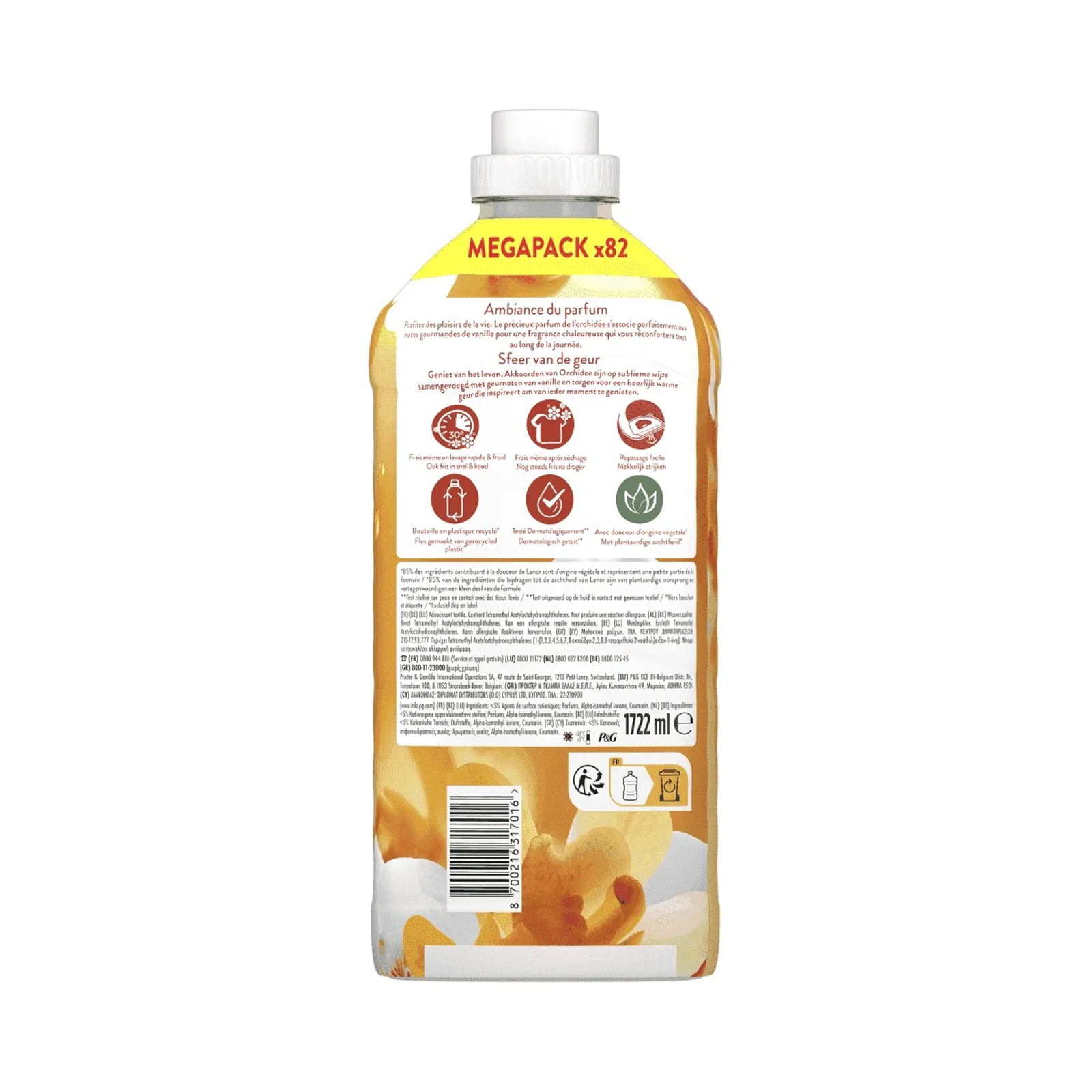 LENOR Μαλακτικό Ρούχων Joy Gold Orchid 82μεζ - Image 2