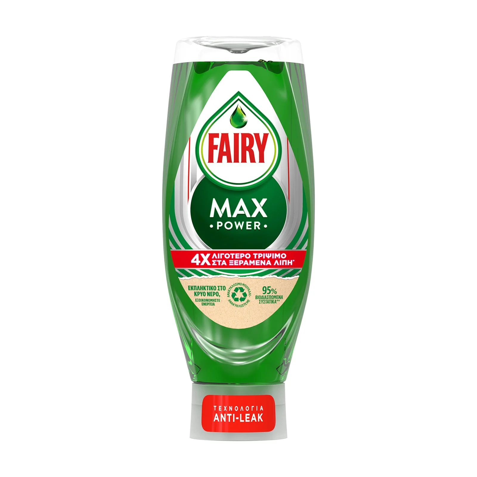 FAIRY Max Power Απορρυπαντικό Πιάτων Υγρό 660ml - Image 2