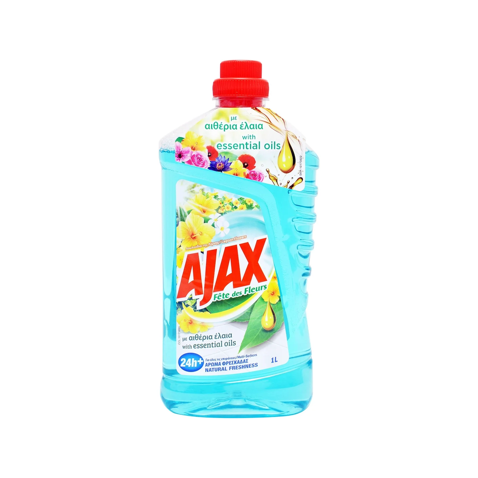 AJAX Καθαριστικό Υγρό Πατώματος Λουλούδια της Λίμνης 1lt - Image 2