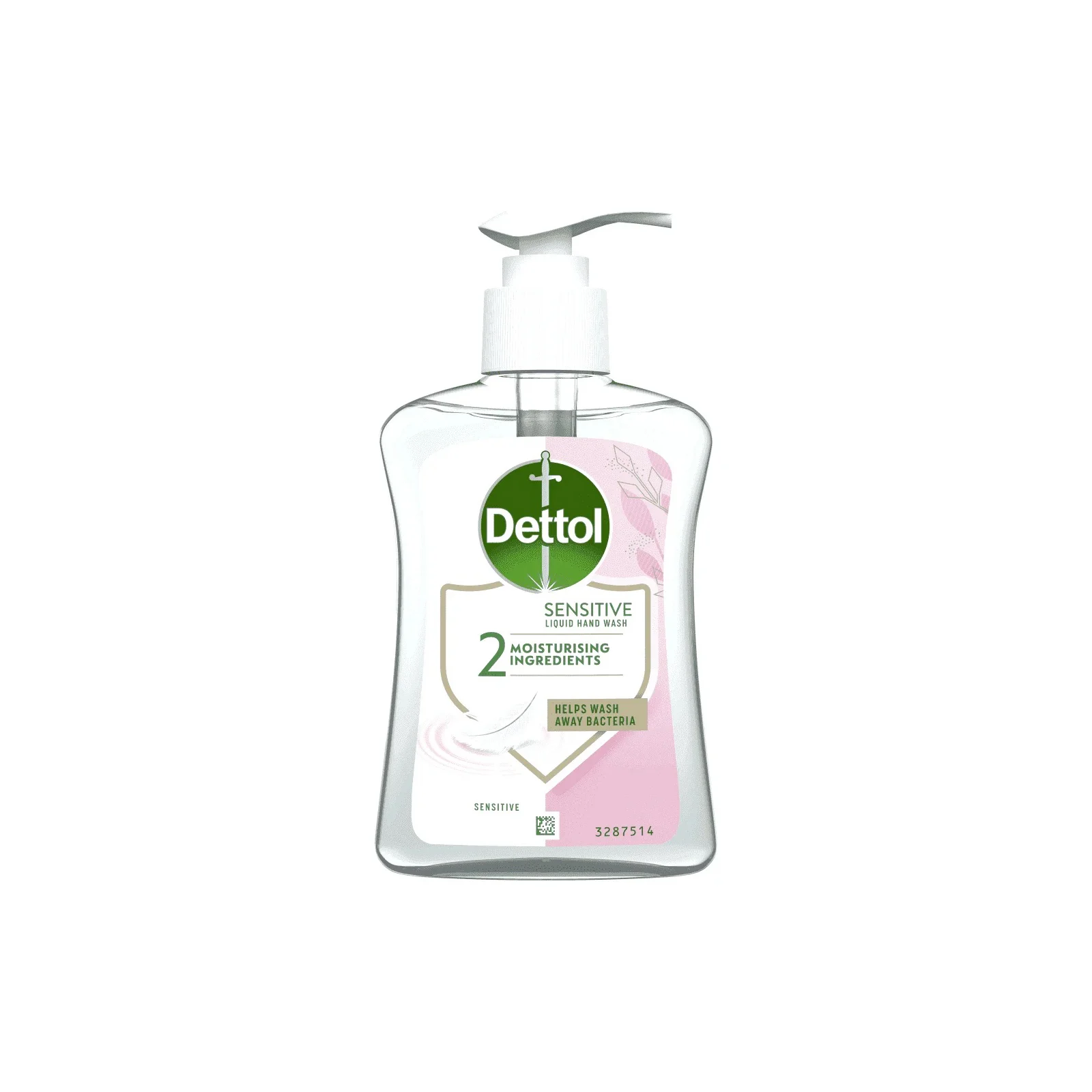 DETTOL Αντιβακτηριδιακό Υγρό Κρεμοσάπουνο Με Αντλία Sensitive 250ml - Image 2