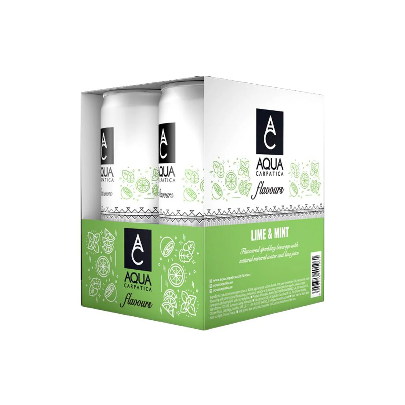 AQUA CARPATICA LIME & MENTA 4x330ml - Image 2