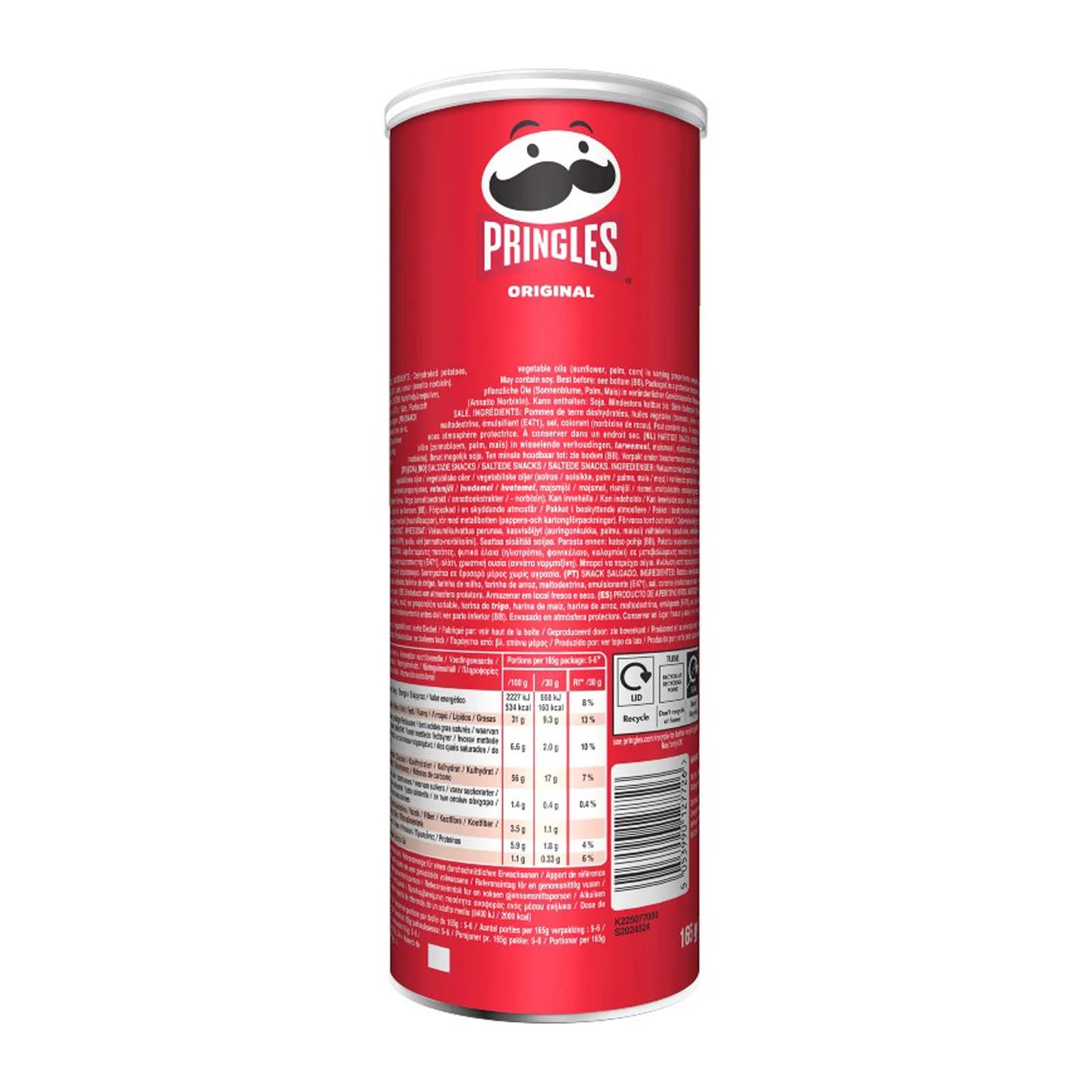 PRINGLES Original Πατατάκια 165γρ - Image 2