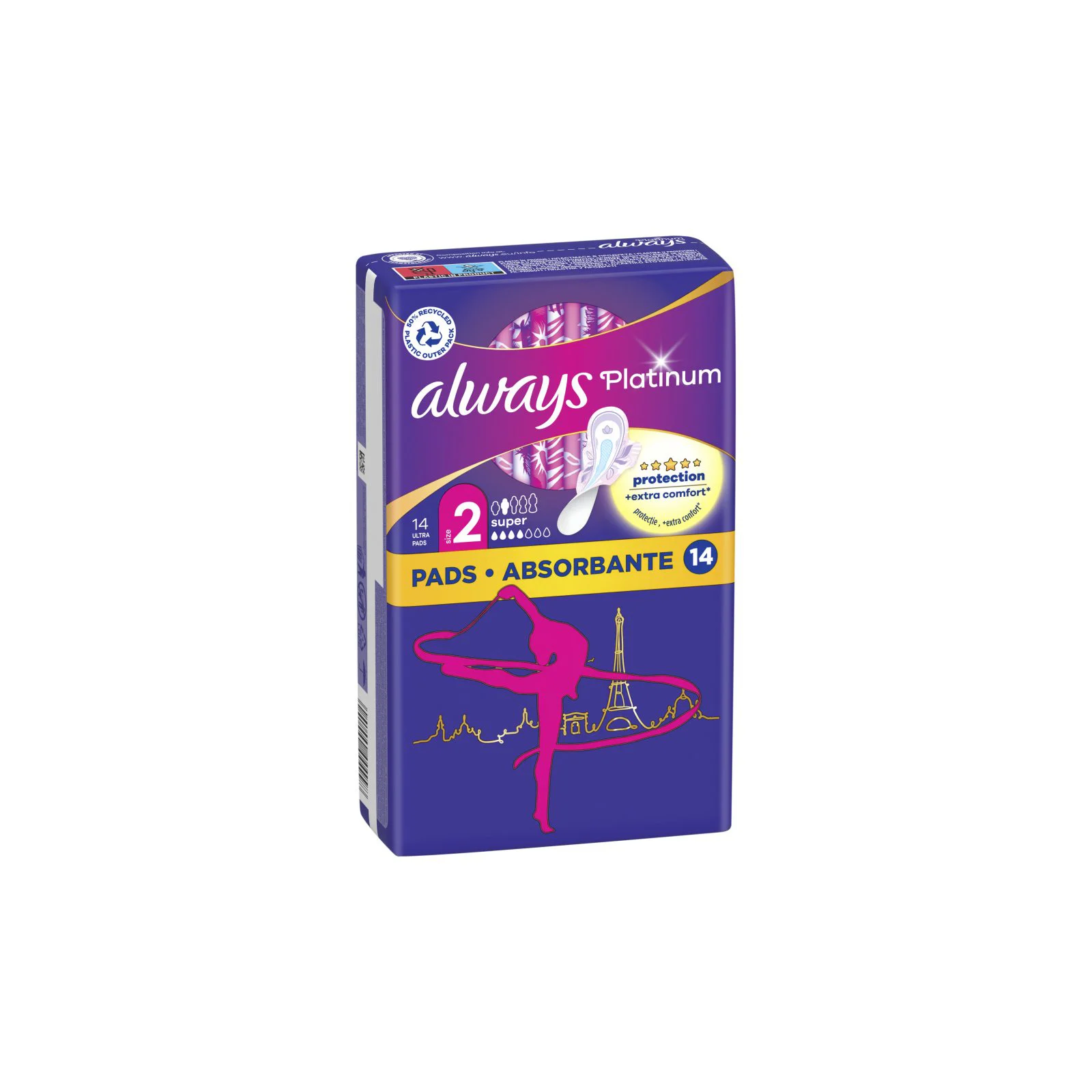 ALWAYS Σερβιέτες Ultra Platinum Super Plus 14 Τεμάχια - Image 2
