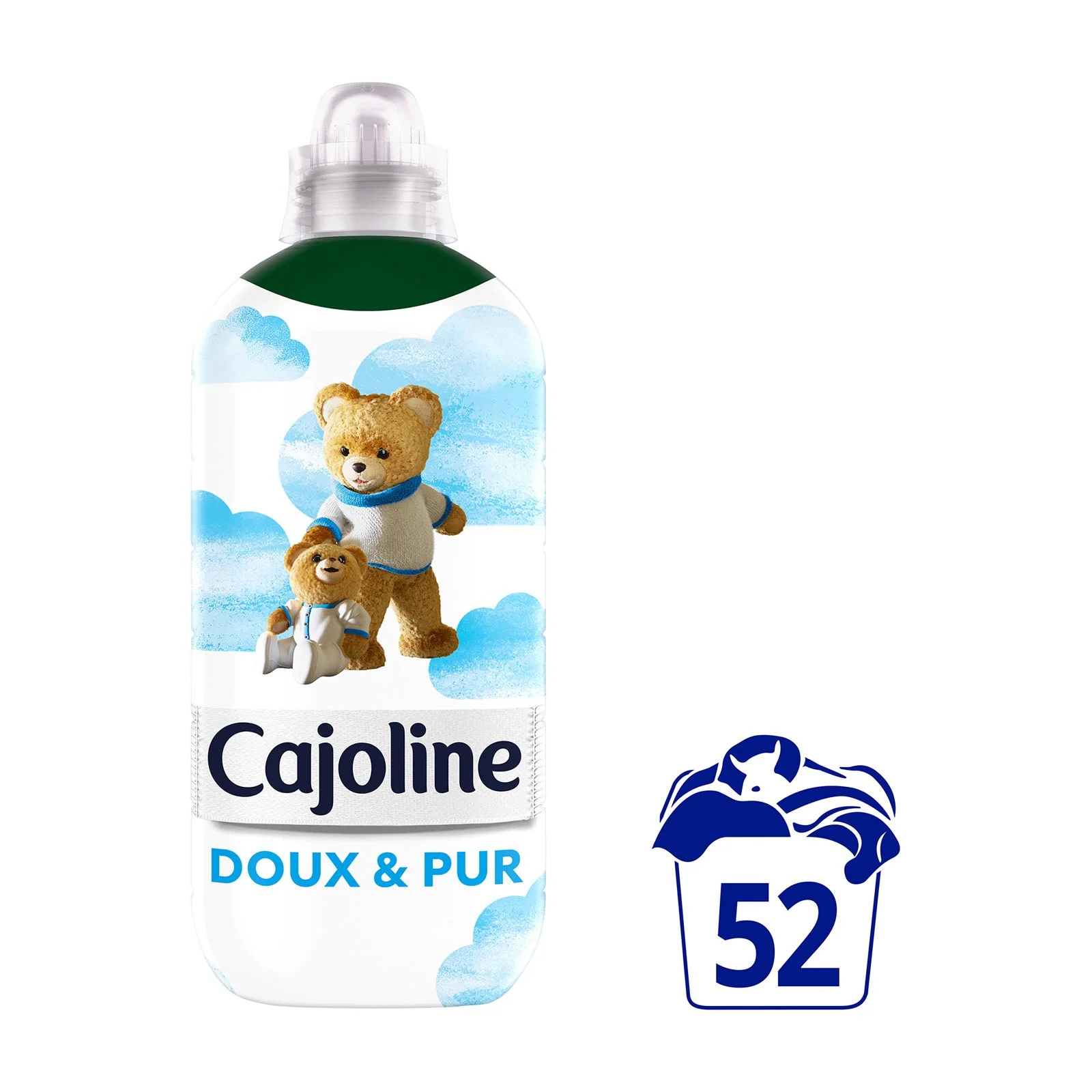 CAJOLINE Μαλακτικό Ρούχων Συμπυκνωμένο Doux & Pur 52 πλύσεις - Image 3