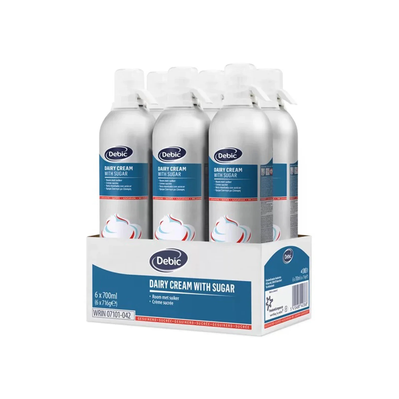 DEBIC ΚΡΕΜΑ ΣΑΝΤΙΓΥ SPRAY Dairy Cream with Sugar 6 x 700ml - Image 3