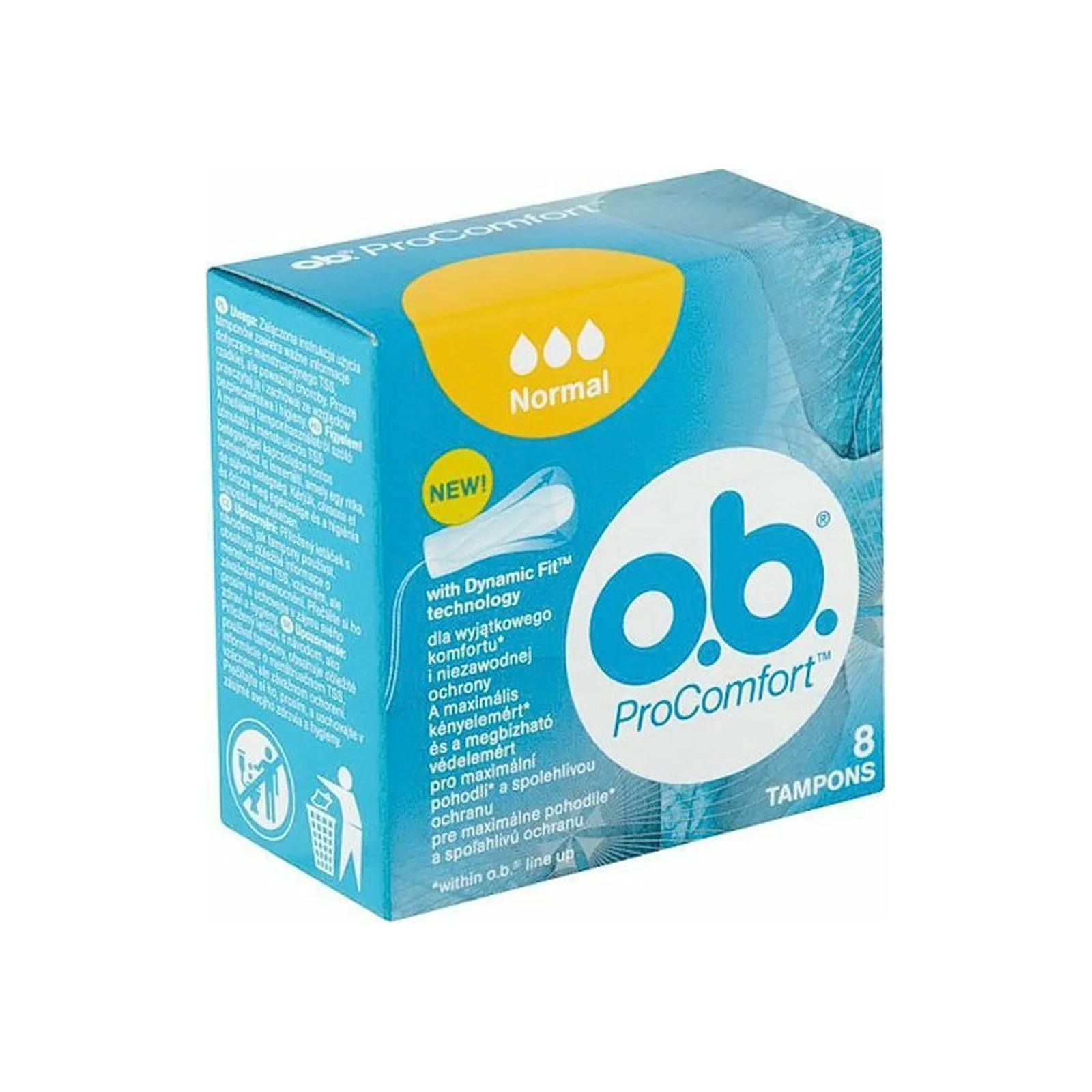 O.B. Ταμπόν ProComfort Normal για Κανονική Ροή 8τμχ - Image 3