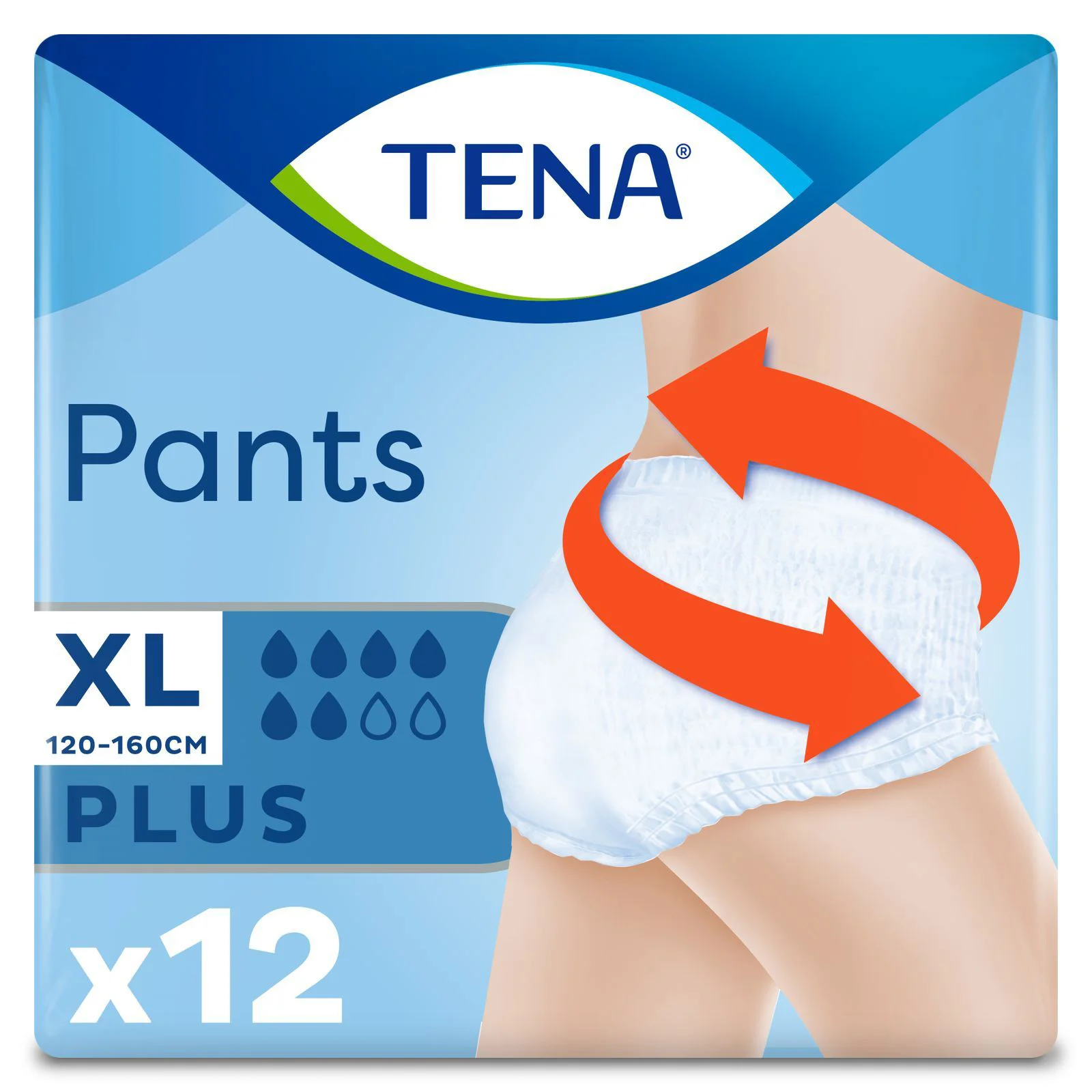TENA PANTS Πάνες Ενηλίκων Pants XL Plus 12 Τεμάχια - Image 3