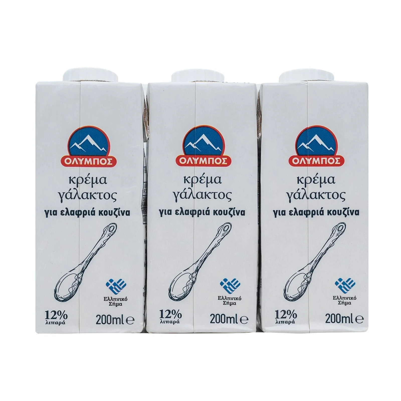 ΟΛΥΜΠΟΣ Κρέμα Γάλακτος 12_ Λιπαρά 2x200ml +1 Δώρο - Image 4