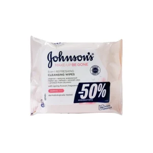 JOHNSON_S Make-Up Be Gone 5-in-1 Refreshing Cleansing Wipes Normal Skin 25 Wipes -50_