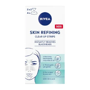 NIVEA Skin Refining Clear Up Strips Strips Προσώπου για Καθαρισμό 2τμχ